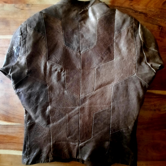 DIESEL MAN LEATHER JACKET - Picture 3 of 4